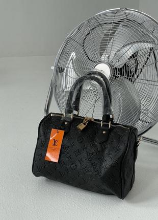 Женская сумка louis vuitton speedy 30 black1 фото
