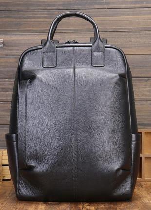 Мужской городской кожаный рюкзак сумка трансформер, сумка-рюкзак мужская из натуральной кожи r_26492 фото