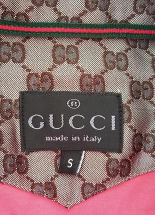 Gucci оригинал . стильная приталенная рубашка сорочка блузка . хлопок5 фото
