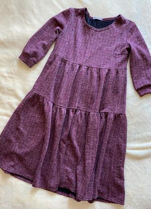 Міді сукня платье миди плаття із люрекс ниткою