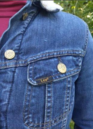 Джинсовая куртка шерпа джинсовая пиджак джинсовый2 фото