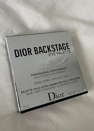 Палетка тіней dior 001