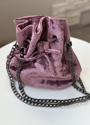 Велюрова сумочка missguided.5 фото