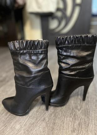 Полусапожки кожаные (37р)marco pini