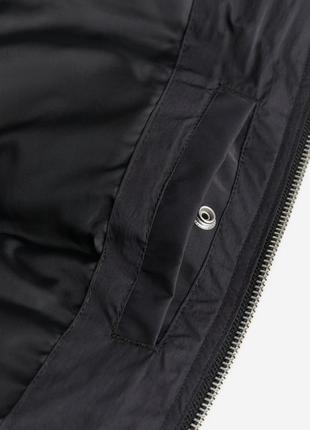 Водоотталкивающая дутая куртка h&amp;m черный 11960520017 фото