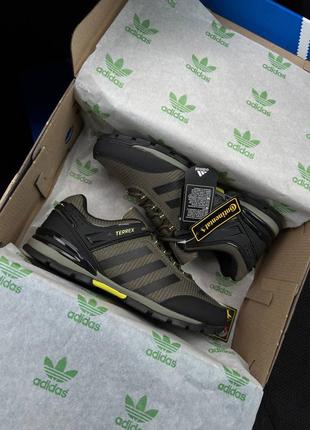 Мужские кроссовки adidas terrex continental khaki / адидас терекс хаки / обувь на весну, лето, осень / легкие, спортивные кроссы5 фото