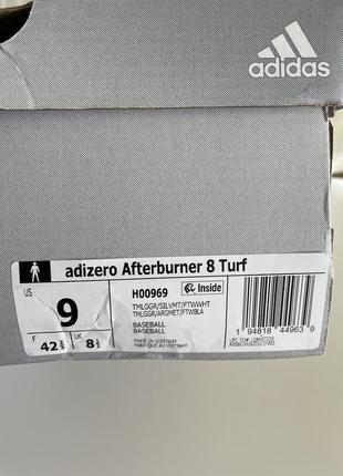 Новые кроссовки adidas adizero afterburner 42 размер9 фото