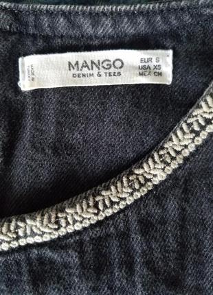 Джинсове плаття mango3 фото