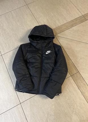 Куртка женская nike w nsw tf rpl classic tape jkt черная dj6997-010 стильная спортивная классная теплая5 фото