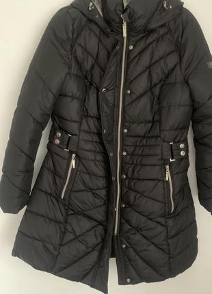 ✅пуховик с капюшоном меховым in linea exclusively германия р.42/xl2 фото