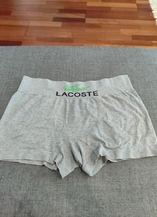 Красивые мужские трусы боксёры lacoste