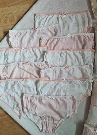 Трусики primark 10шт. труси primark 2