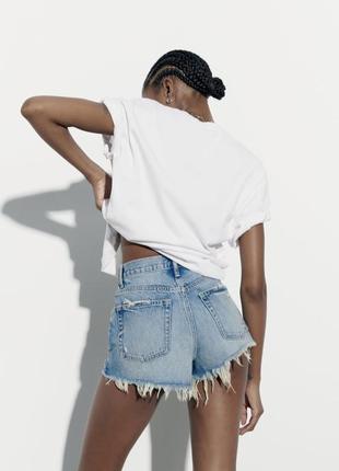 Джинсові шорти zara 32 (xxs), 34 (xs) 4
