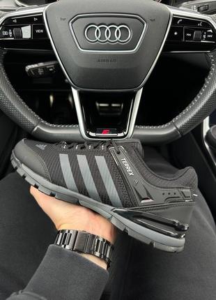 Мужские кроссовки adidas terrex continental black / адидас терекс черные / обувь на весну, лето, осень / легкие, спортивные кроссы8 фото