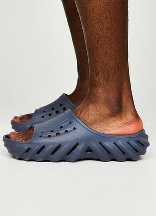 Шлепанцы crocs echo slide, 100% оригинал8 фото