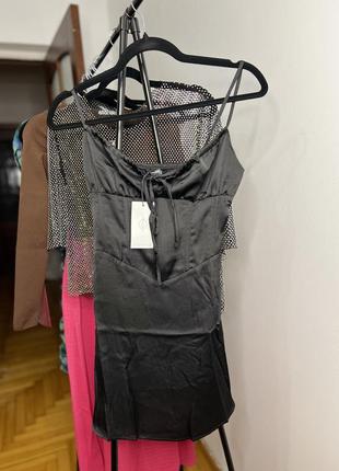 Сукня stradivarius атласна