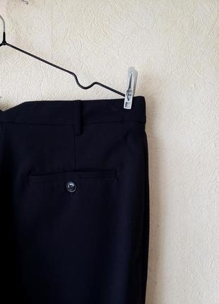 Черные базовые зауженные брюки на высокий рост h&m7 фото