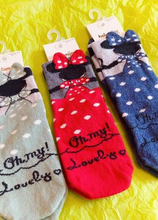 Хлопковые носки для девочек 2
