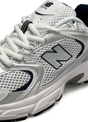 Жіночі кросівки new balance 530 white silver navy premium5 фото