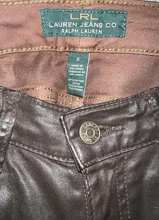 Коричневые женские джинсы ralph lauren 2 (26) оригинал4 фото