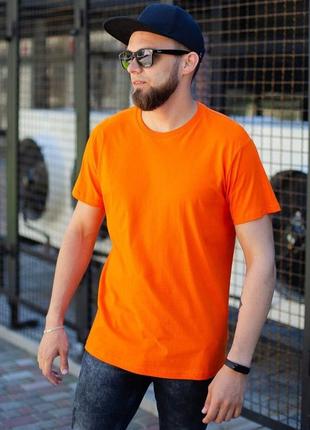 Базова футболка з бавовни помаранч