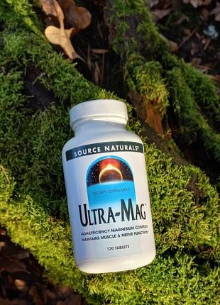 Source naturals, ultra-mag, 120 таблеток. ультра маг. магній2 фото