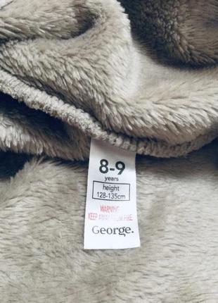 8-9 и 9-10 george два размера флисовый кигуруми, пижама ленивец. домашний комплект. супер - теплый,3 фото