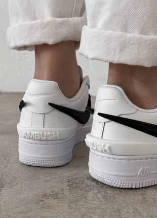 Кросівки nike x ambush air force white black9 фото