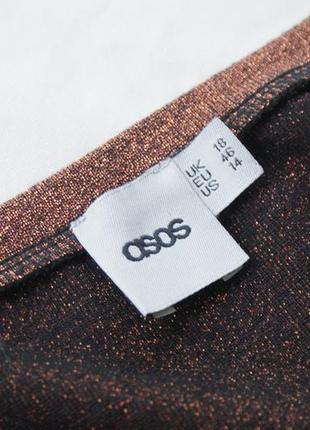 Брендовый джемпер лонгслив с люрексом от asos6 фото