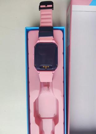 Детские умные часы с видео звонком smart watch a36 original 4g gps с фонариком водонепрони...