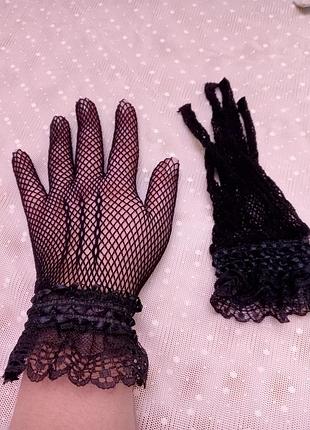 Перчатки сеточка