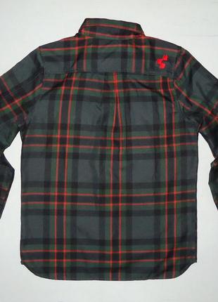 Рубашка  cube  work long sleeve shirt black-red (l)2 фото