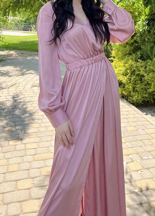 Сукня vovk фрезова пудрово-рожева2 фото