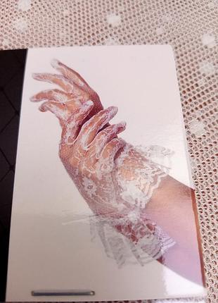 Перчатки leg avenue, белого цвета