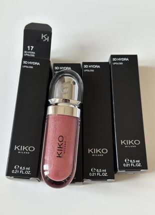 Блиск для губ kiko milano 3d hydra lipgloss відтінок 171 фото