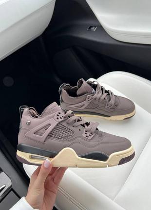 Кроссовки jordan retro 4 brown3 фото