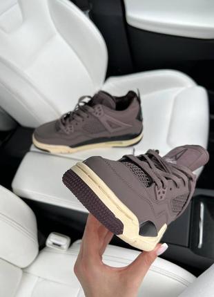 Кроссовки jordan retro 4 brown5 фото