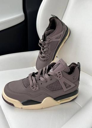 Кроссовки jordan retro 4 brown1 фото