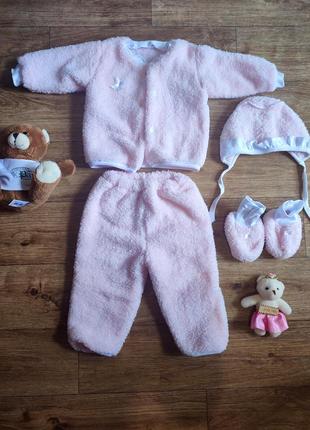 Плюшевий костюм для дівчинки