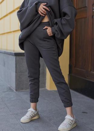 Брюки bowl графит женские