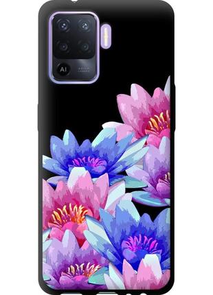 Чехол tpu на телефон oppo a94 лотос "4862b-2287-58250"1 фото