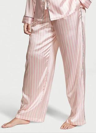 Victoria’s secrets l xl 42 44 пижамные брюки атласные сатиновые