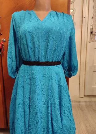 Вінтажне блакитне плаття для фотосесії.6 фото