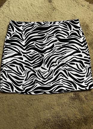 Юбочка в принт зебры