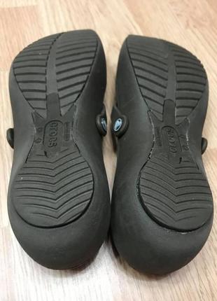 Кроксы crocs балетки туфли хакки w7 р.36,5-37 ст.24см10 фото