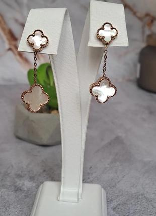 Сережки van cleef