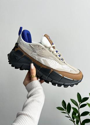 Класні чоловічі кросівки reebok zig kinetica 2.5 edge beige бежеві