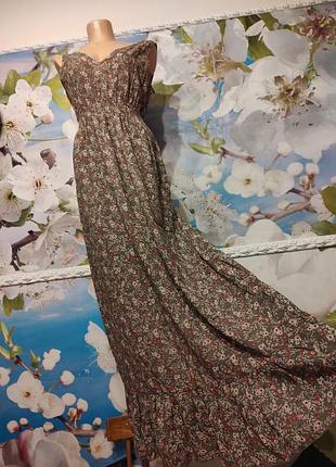 Сарафан натуральный хлопок в стиле кантри 100% хлопок