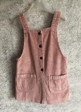 Сарафан вельветовый f&amp;f 2-3 года