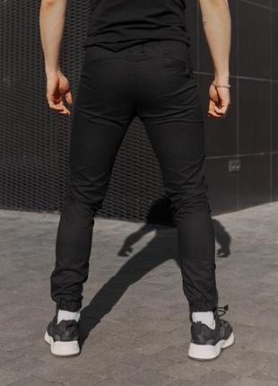 Бавовняні штани intruder "chesst" чорні2 фото